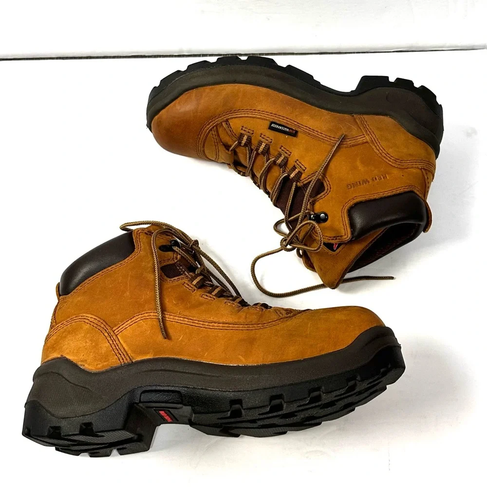 Red Wing Flexbond 5” Waterproof Steel‎ Toe Boots Sz 7 - Picture 2 of 6